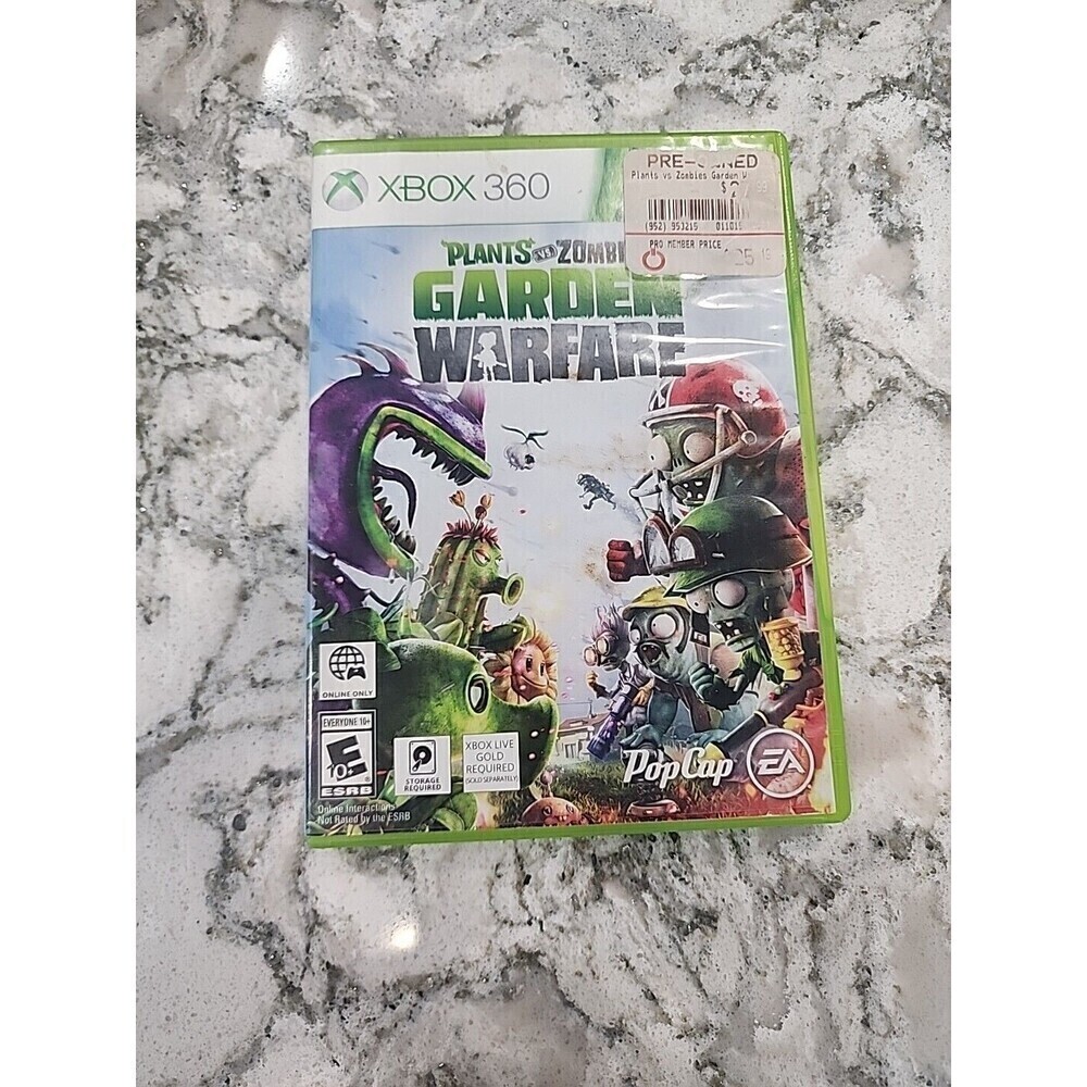 Plants Vs Zombies Garden Warfare - Microsoft Xbox 360
